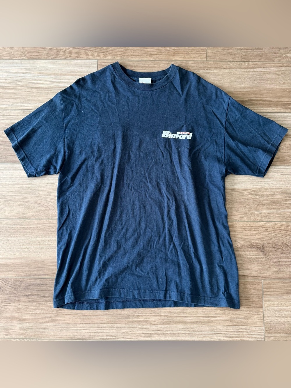 Vintage Binford Tools Disney Store Navy Blue T-Shirt Size XL